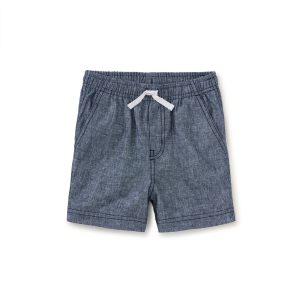 TEA COLLECTION NIÑO SHORT CHAMBRAY SPORT INDIGO