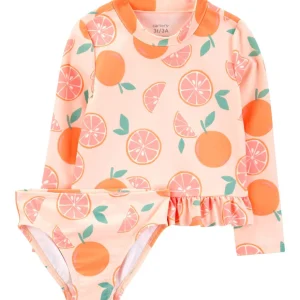 CARTERS NIÑA VESTIDO DE BAÑO ORANGE RG 2PK