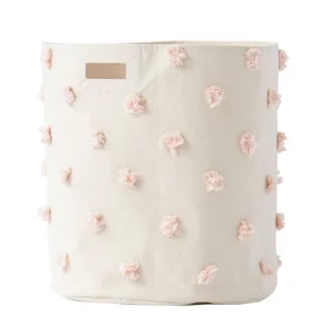 PEHR CESTA DE ALMACENAJE HAMPER BLUSH